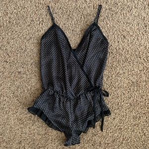 Chelsea28 Intimates & Sleepwear - Chelsea28 🖤 Polka Dot Romper Chelsea28 Intimates & Sleepwear - Chelsea28 🖤 Polka Dot Romper